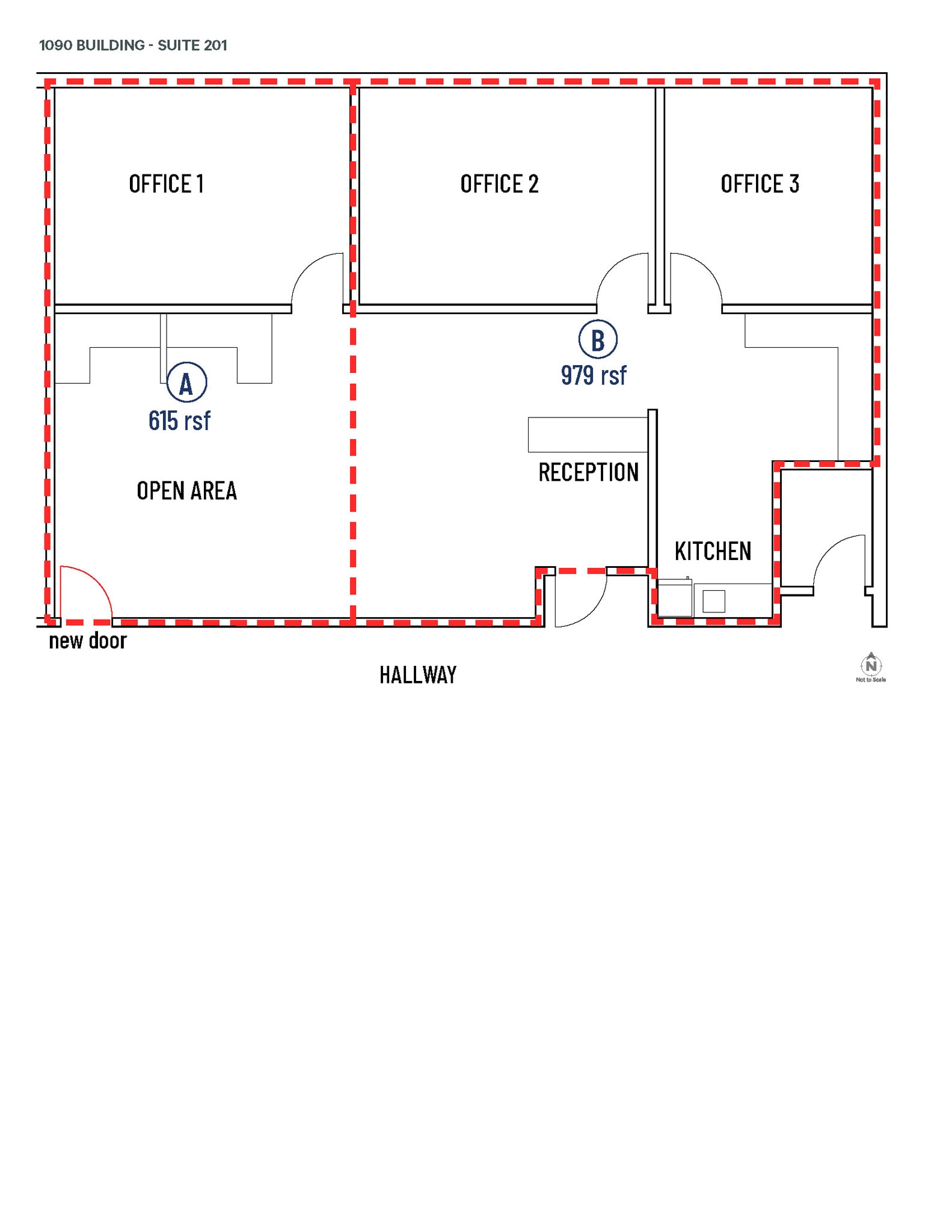 1110-1166 S Gilbert Rd, Gilbert, AZ à louer Plan d’étage– Image 1 sur 1
