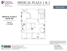 11212 State Highway 151, San Antonio, TX à louer Plan d’étage– Image 1 sur 1