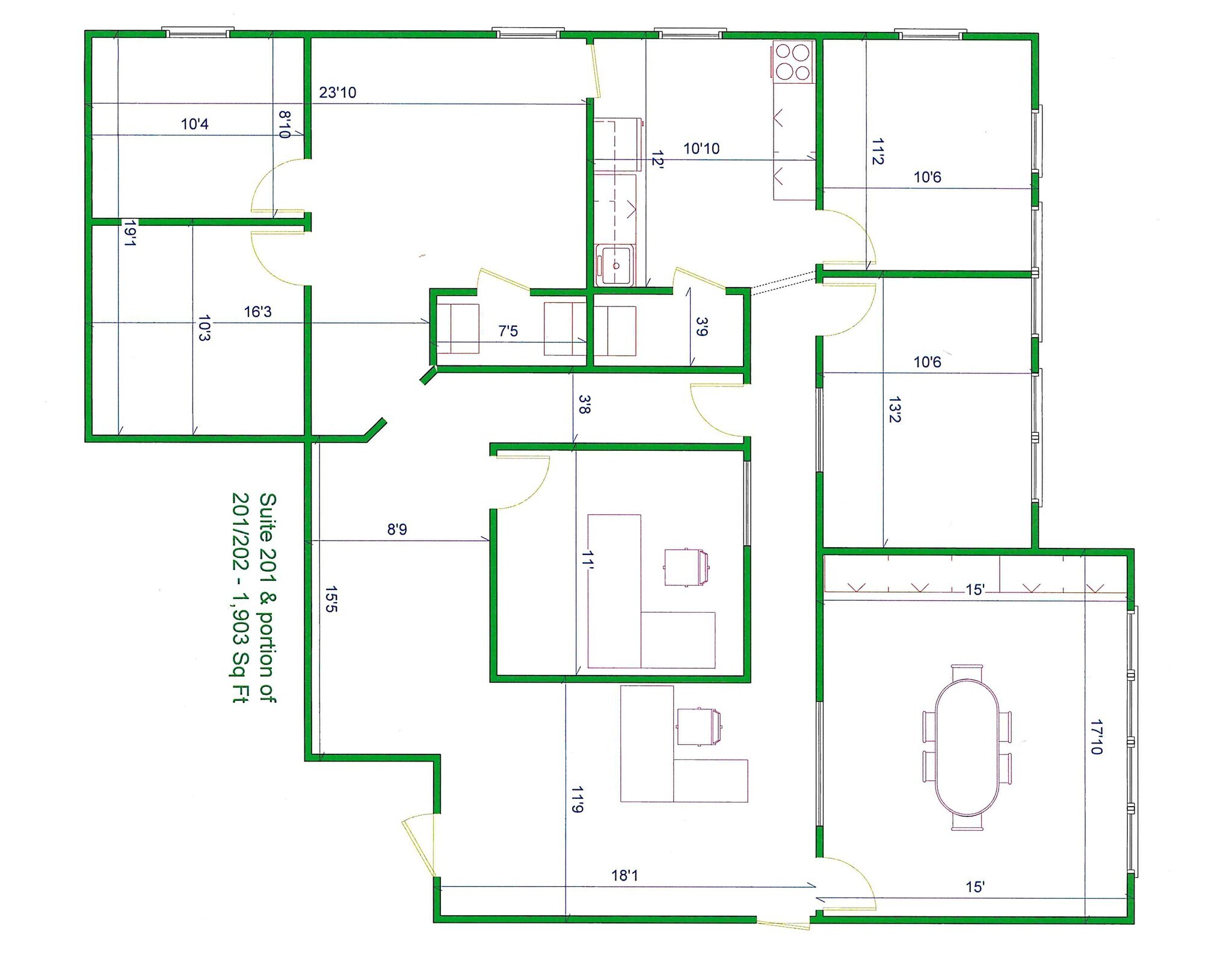 520 Graves Ave, Erlanger, KY à louer Plan d’étage– Image 1 sur 2