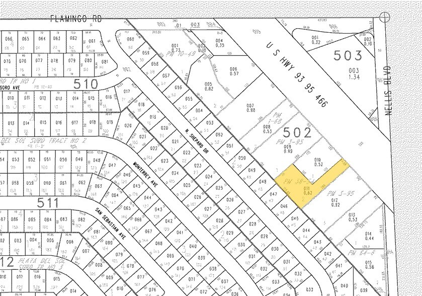 4972 Boulder Hwy, Las Vegas, NV à vendre - Plan cadastral – Image 2 sur 4