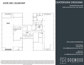 4538 Centerview Dr, San Antonio, TX à louer Plan d’étage– Image 1 sur 1