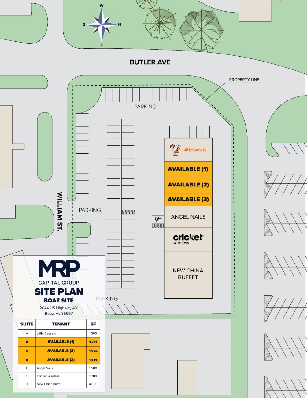 2044 US Highway 431, Boaz, AL à louer Plan d’étage– Image 1 sur 1