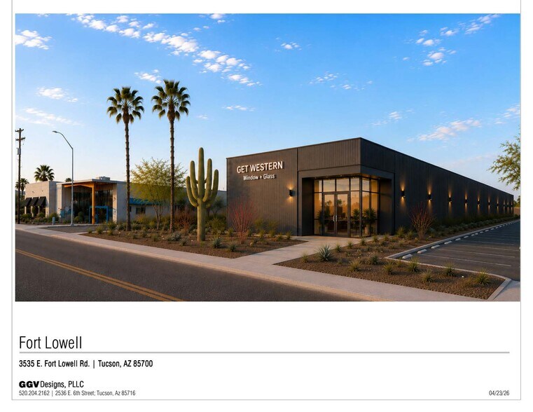 3535 E Fort Lowell Rd, Tucson, AZ à louer - Photo de l’immeuble – Image 1 sur 3