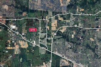 18611 Becker Rd, Hockley, TX - Vue aérienne vue de carte