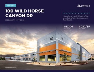 Plus de détails pour 100 Wild Horse Cyn, Sparks, NV - Industriel/Logistique à louer
