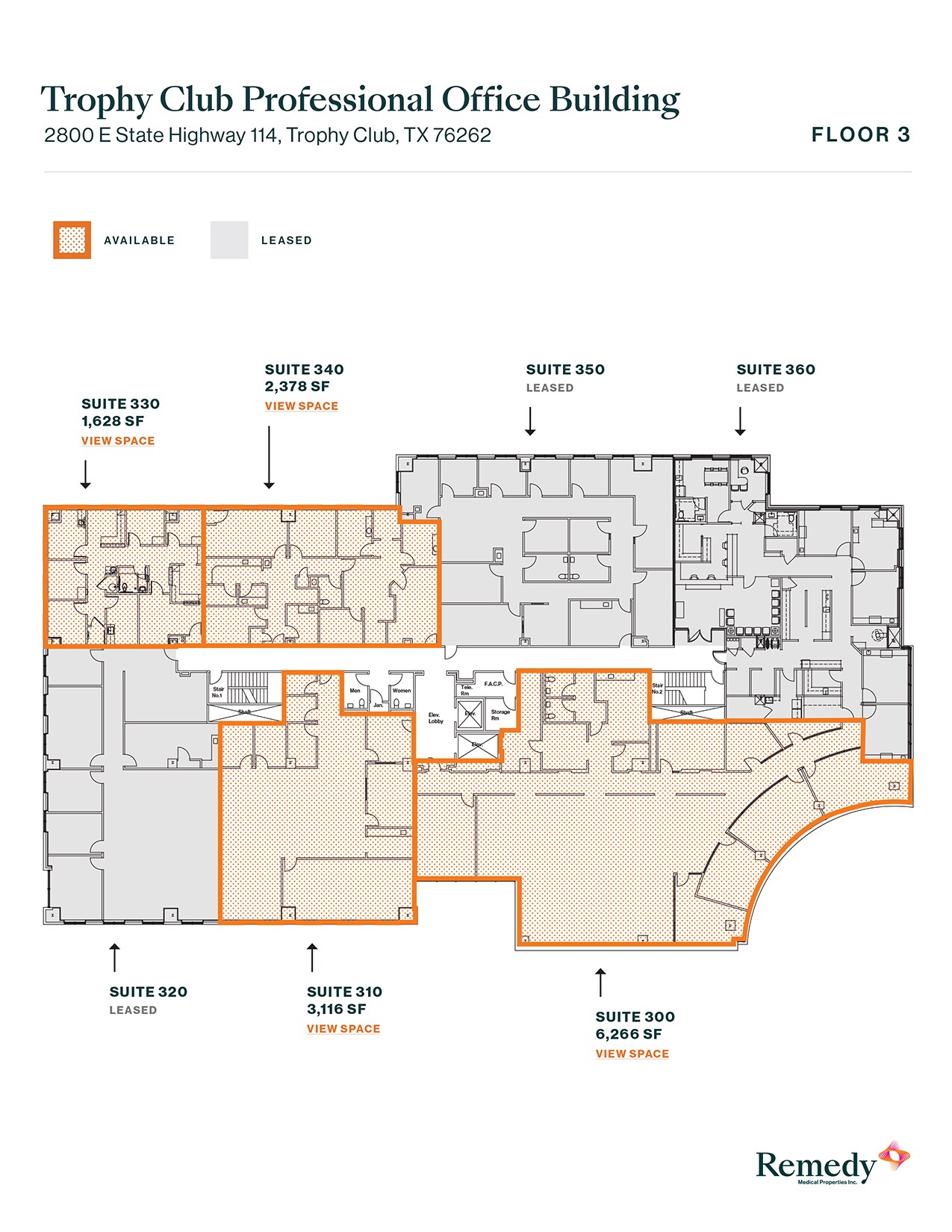 2800 E Highway 114, Southlake, TX à louer Plan d’étage– Image 1 sur 5
