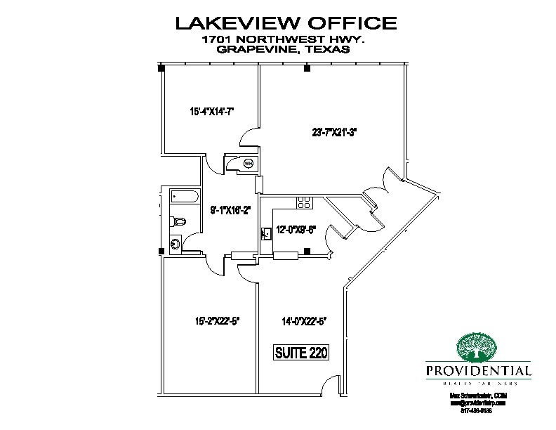1705 W Northwest Hwy, Grapevine, TX à louer Plan d’étage– Image 1 sur 1