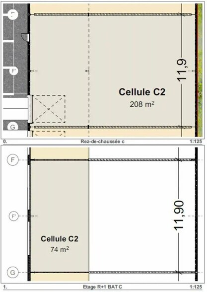 Local d'activités dans Mondeville à vendre - Plan d’étage – Image 3 sur 8