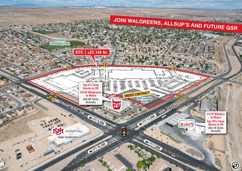 98th St, Albuquerque, NM à vendre - Photo principale – Image 1 sur 6