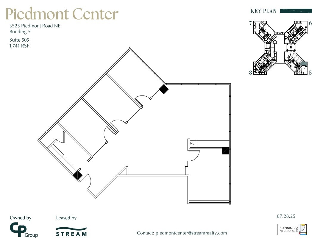 3495 Piedmont Rd NE, Atlanta, GA à louer Plan d’étage– Image 1 sur 1