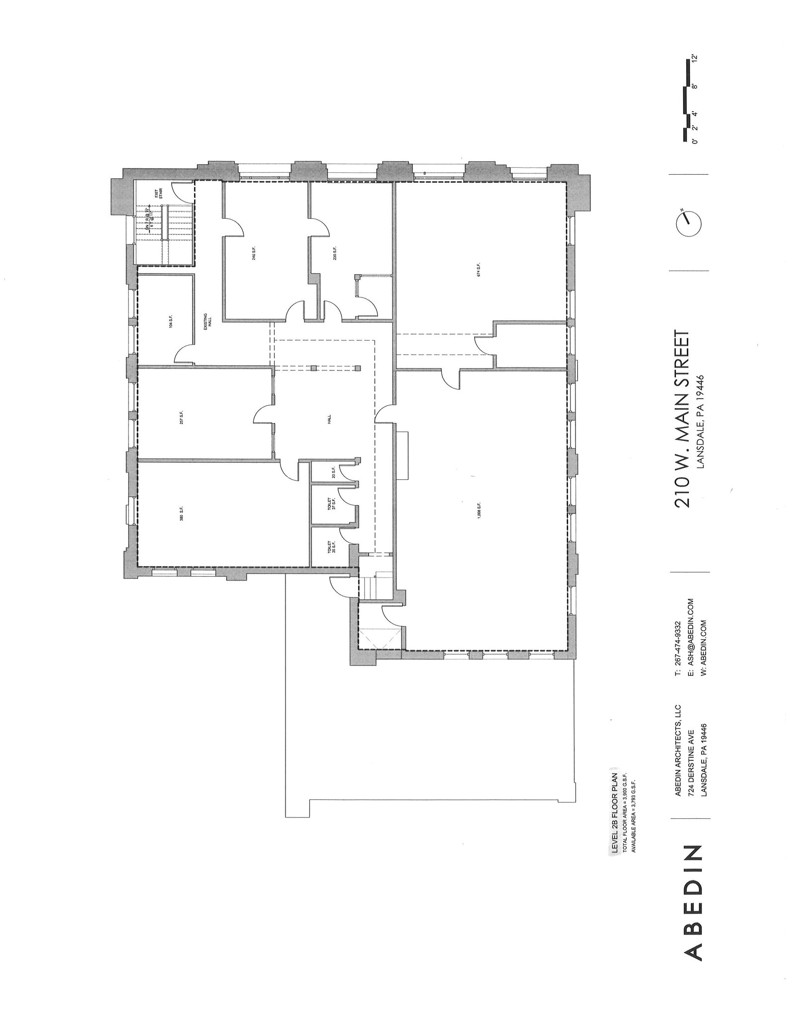 210 W Main St, Lansdale, PA à louer Plan d’étage– Image 1 sur 4