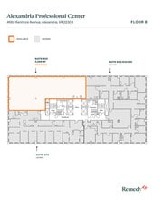 4660 Kenmore Ave, Alexandria, VA à louer Plan d’étage– Image 1 sur 1