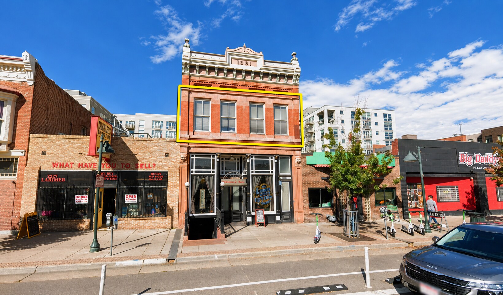 2229-2231 Larimer St, Denver, CO à louer Photo de l’immeuble– Image 1 sur 7