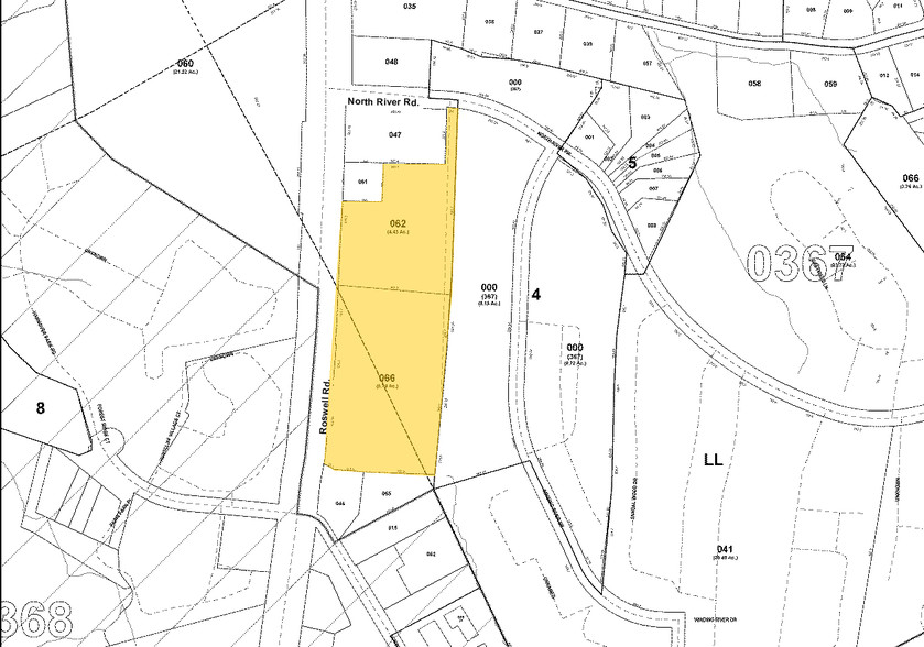 8765-8911 Roswell Rd, Atlanta, GA à louer - Plan cadastral – Image 2 sur 8