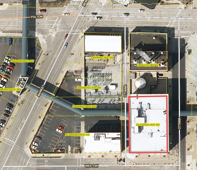25 Ottawa Ave SW, Grand Rapids, MI à louer - Plan cadastral – Image 2 sur 18