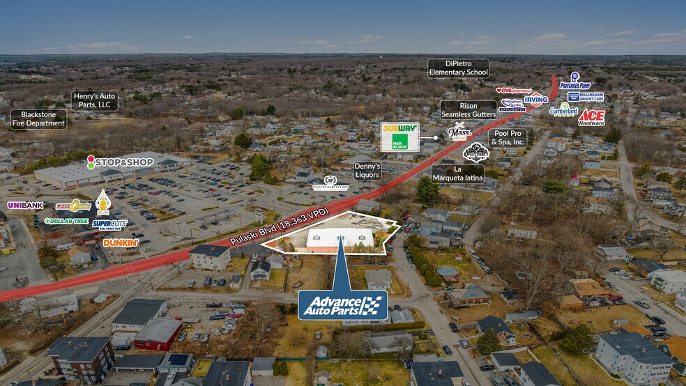 45 Pulaski Blvd, Bellingham, MA à vendre - Photo de l’immeuble – Image 2 sur 5