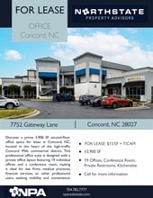 7752-7756 Gateway Ln, Concord, NC à louer Plan de site– Image 1 sur 30