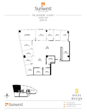 14850 Quorum Dr, Dallas, TX à louer Plan d’étage– Image 1 sur 2