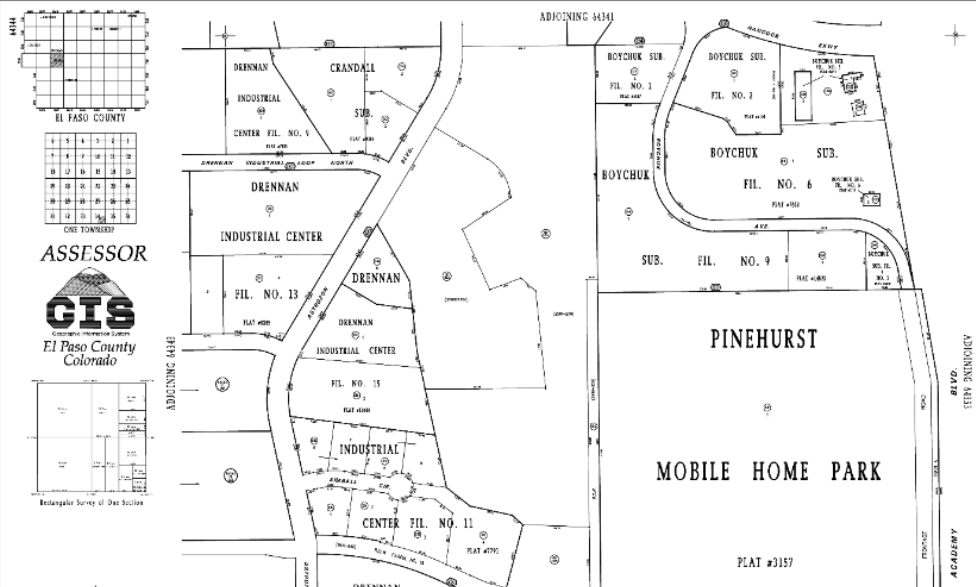 3425 Astrozon Blvd, Colorado Springs, CO à louer - Plan cadastral – Image 3 sur 3