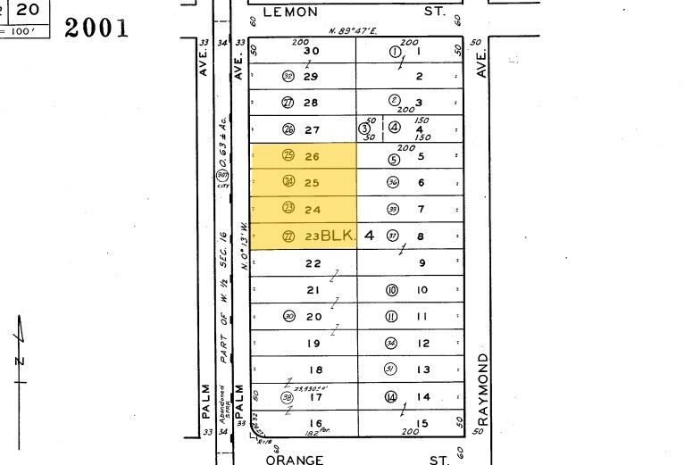 428 S Palm Ave, Alhambra, CA à louer - Plan cadastral – Image 2 sur 5