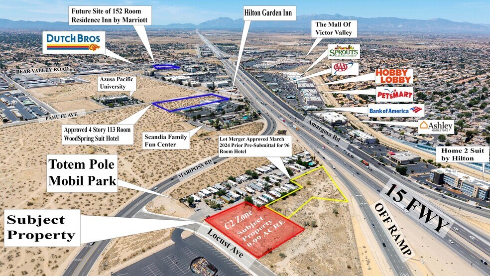 Locust Ave & Mariposa rd, Victorville, CA à vendre - Photo principale – Image 1 sur 4