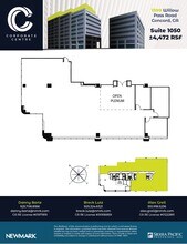 1390 Willow Pass Rd, Concord, CA à louer Plan d’étage– Image 1 sur 1
