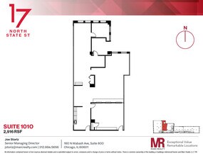 17 N State St, Chicago, IL à louer Plan d’étage– Image 1 sur 1