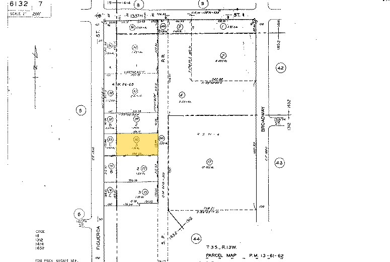 13812 S Figueroa St, Los Angeles, CA à vendre - Plan cadastral – Image 2 sur 2