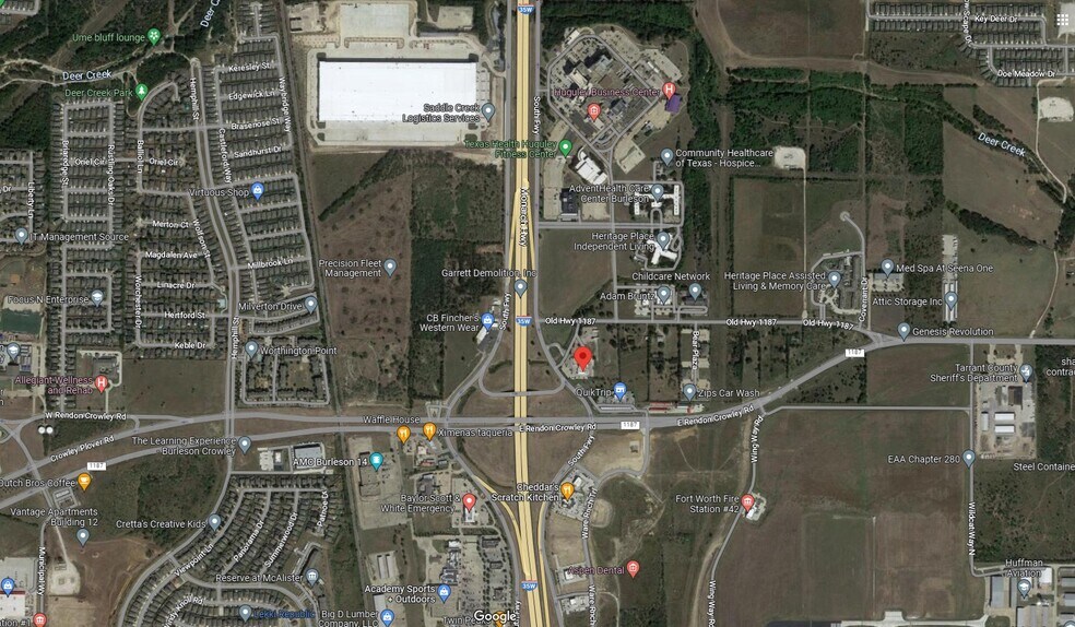 12301 South Fwy, Burleson, TX à vendre - Aérien – Image 2 sur 5