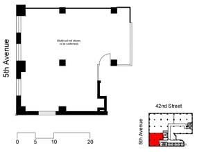 501 Fifth Ave, New York, NY à louer Plan d’étage– Image 1 sur 1