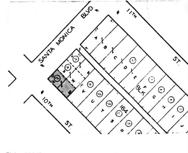 1002-1004 Santa Monica Blvd, Santa Monica, CA à louer - Plan cadastral – Image 3 sur 12