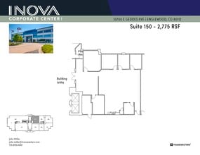 10700 E Geddes Ave, Englewood, CO à louer Plan d’étage– Image 1 sur 2