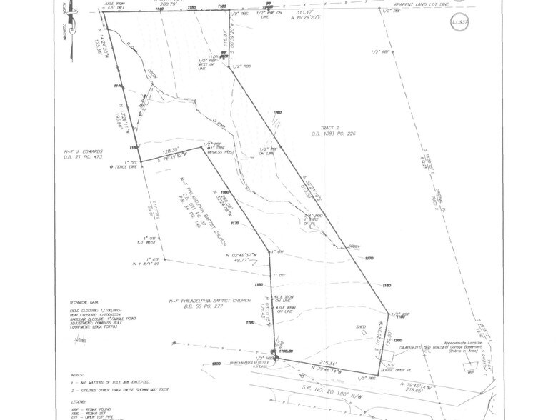 00 Cumming Hwy, Canton, GA à vendre - Plan cadastral – Image 2 sur 4