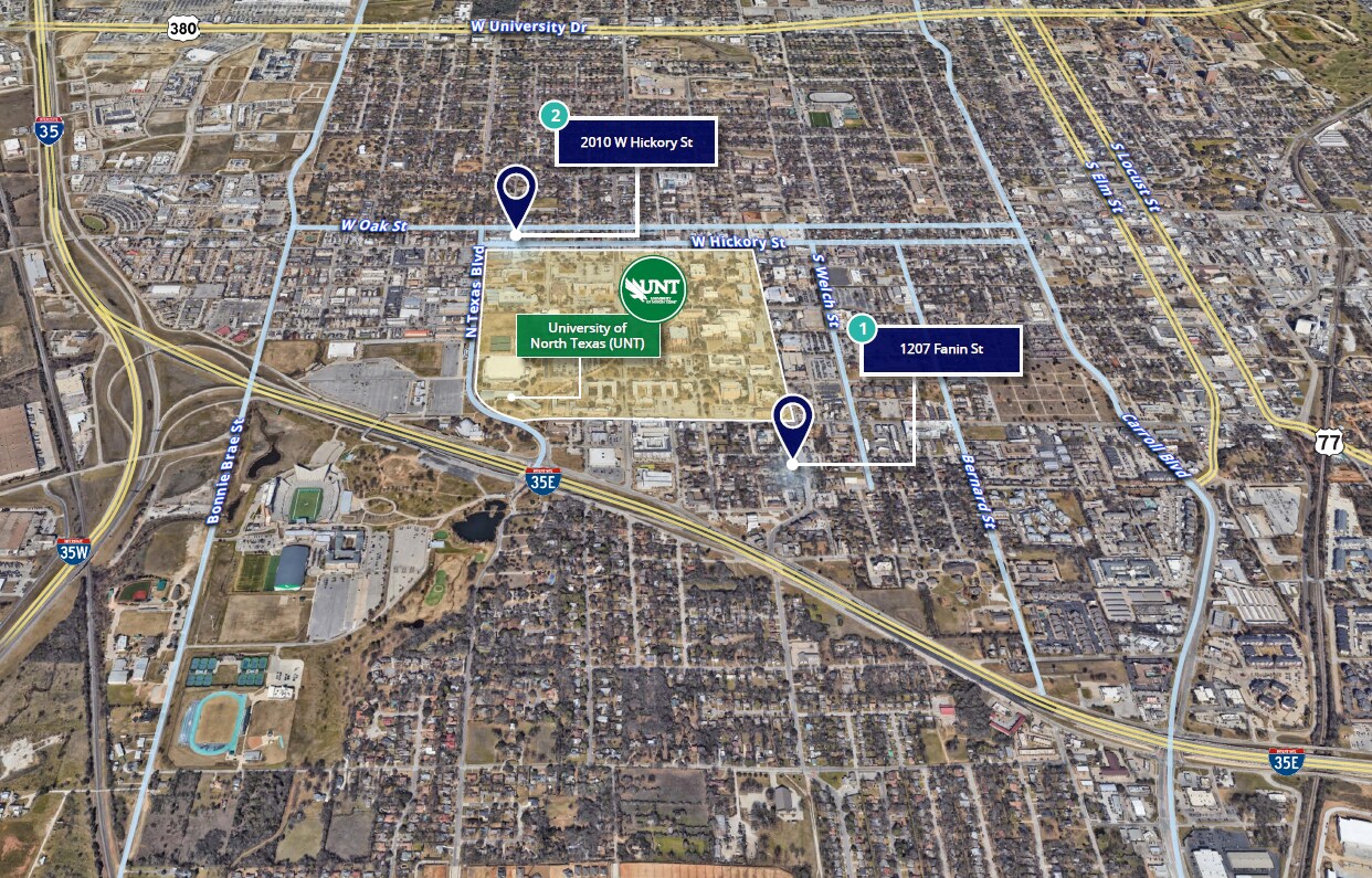 UNT Development Lots portefeuille de 2 biens à vendre sur LoopNet.fr Aérien– Image 1 sur 7