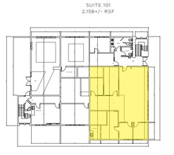 1 Commercial Blvd, Novato, CA à louer Plan d’étage– Image 1 sur 4