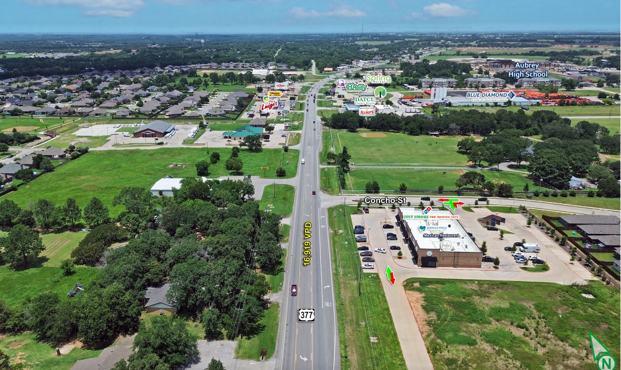 1001 US-377, Aubrey, TX à louer Photo de l’immeuble– Image 1 sur 4