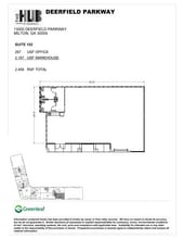 13000 Deerfield Pky, Alpharetta, GA à louer Plan d’étage– Image 1 sur 1
