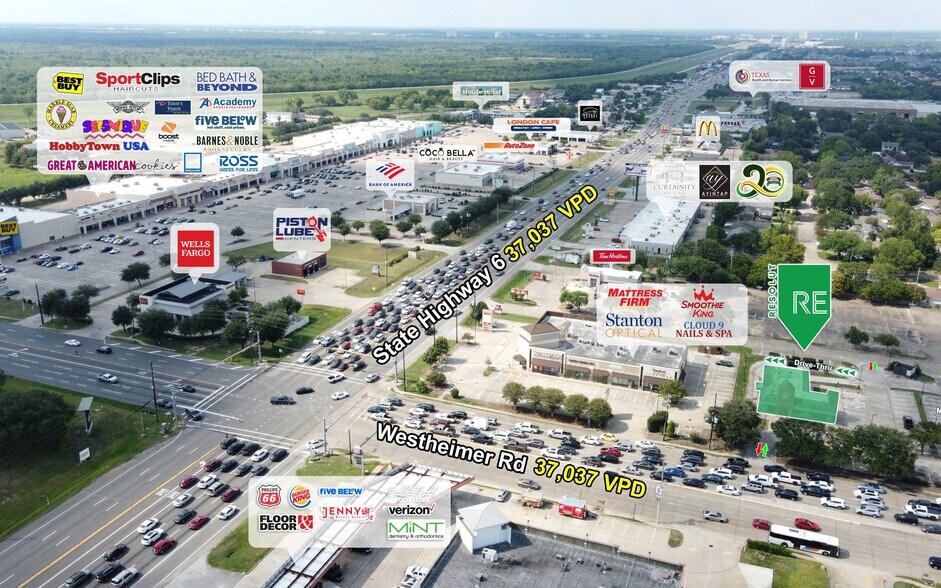 14540 Westheimer Rd, Houston, TX à vendre - Aérien – Image 3 sur 4