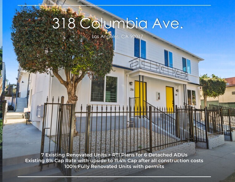 316 Columbia Ave, Los Angeles, CA à vendre - Photo de l’immeuble – Image 3 sur 17