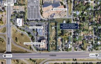 9679 W 6th Ave, Lakewood, CO - Vue aérienne vue de carte - Image1