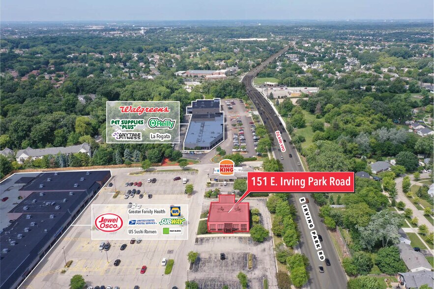 115-237 Irving Park Rd, Streamwood, IL à louer - Photo de l’immeuble – Image 1 sur 5