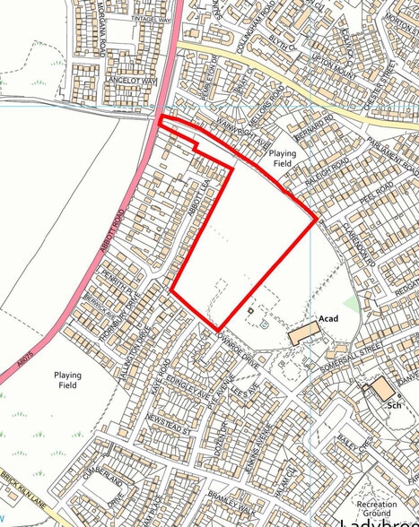 Abbott Road, Mansfield à vendre - Plan cadastral – Image 2 sur 3
