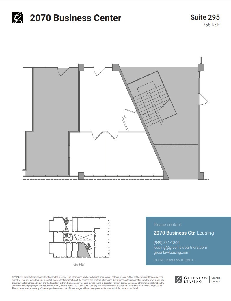 2062 Business Center Dr, Irvine, CA à louer Plan d’étage– Image 1 sur 1