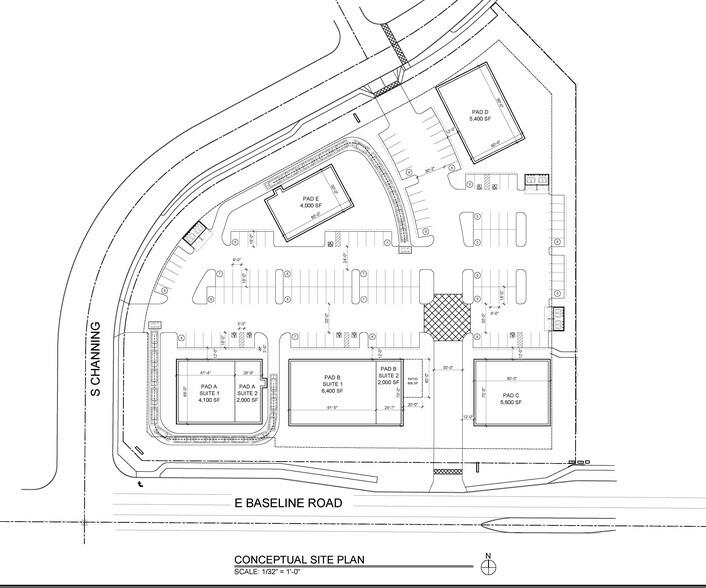 Nec Baseline Rd & Hawes Rd, Mesa, AZ à louer - Plan de site – Image 3 sur 11