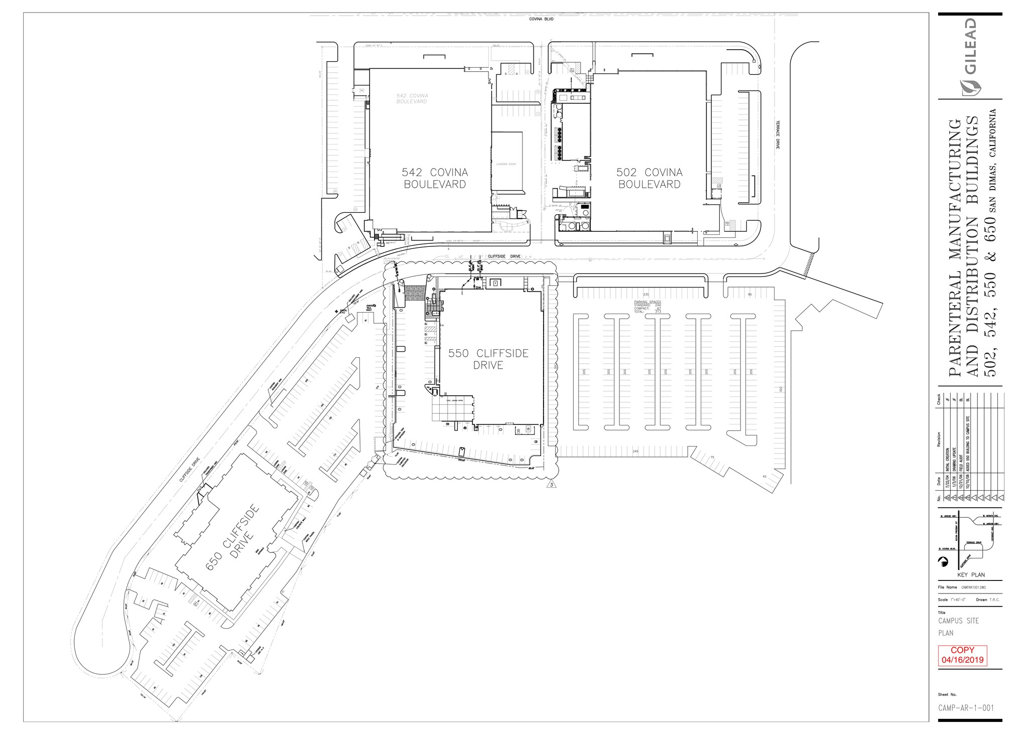 502 W Covina Blvd, San Dimas, CA à louer Plan de site– Image 1 sur 2