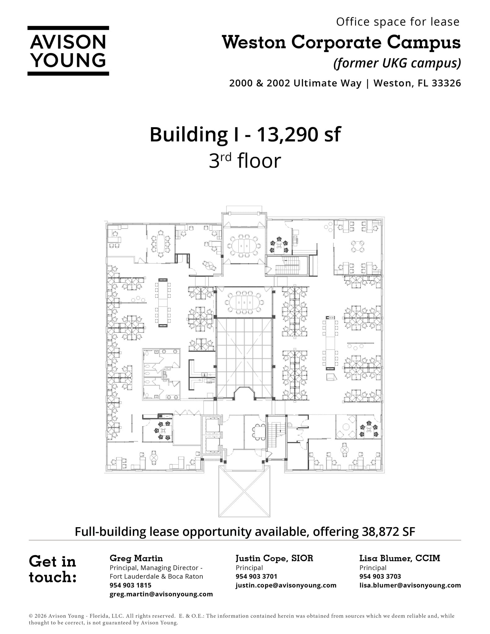 2000 Ultimate Way, Weston, FL à louer Plan d’étage– Image 1 sur 1