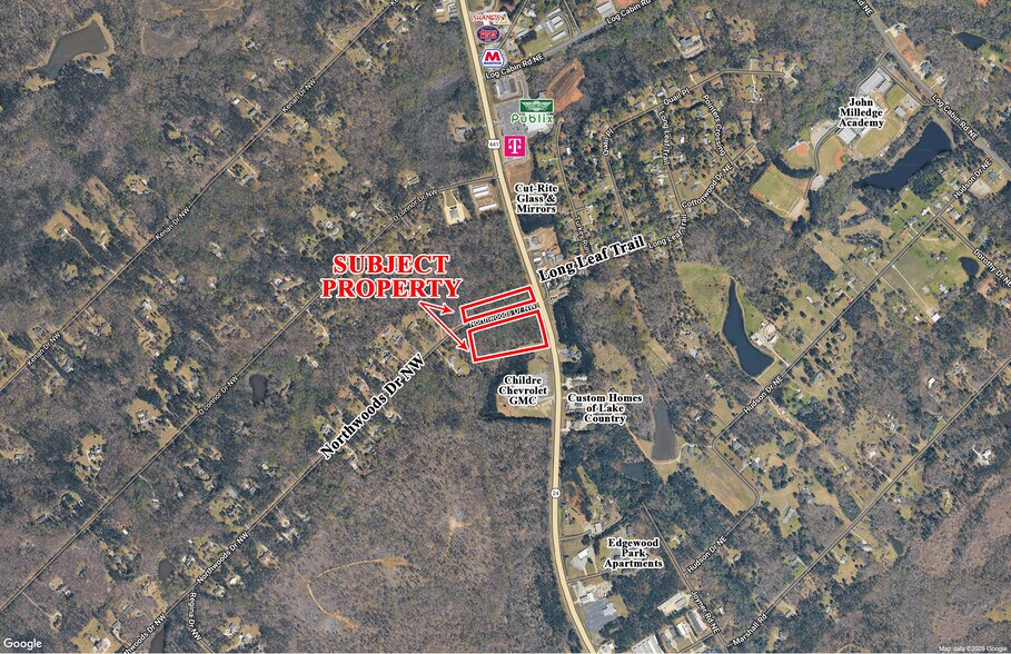 2730 Columbia st, Milledgeville, GA à vendre - Aérien – Image 2 sur 3