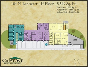 184 N Lancaster St, Athens, OH à louer Plan d’étage– Image 2 sur 2