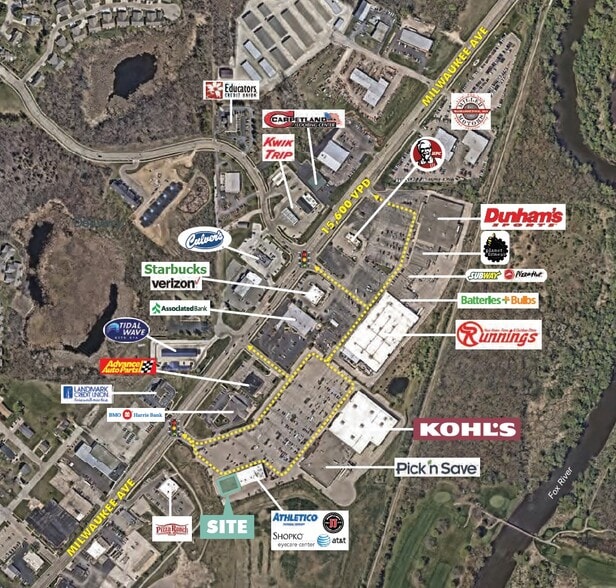 Milwaukee Ave, Burlington, WI à vendre - Aérien – Image 3 sur 5