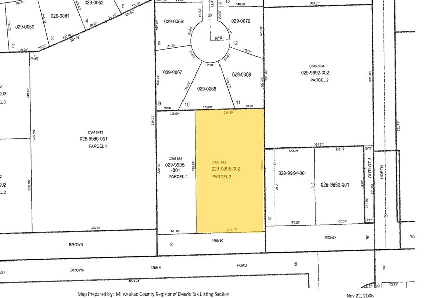 5600 W Brown Deer Rd, Brown Deer, WI à louer - Plan cadastral – Image 2 sur 6